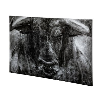 101186-L - Ringo by Mercana Studio a Hand Embellished Textured Canvas