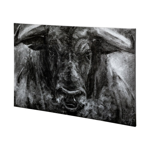 101186-L - Ringo by Mercana Studio a Hand Embellished Textured Canvas