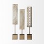 67797 - Arondale (Set of 3) 4L x 12W Gold Cutout Decorative Objects