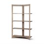 68212 - Turnbull I 42L x 16W x 72H Light Brown Wood Four Shelf Shelving Unit
