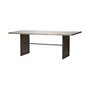 68244 - Ledger III 84x38 Brown Solid Wood Top & Base Dining Table