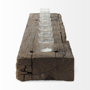 67526-AB - Lakara Reclaimed Wood Eight Tealight Table Candle Holder 