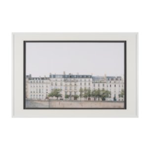 Amour de la Ville by Irene Suchocki a Hand Embellished Textured Framed Art Photo Matted under Glass