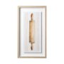 12504 - Floursack Kitchen I by Mercana Studio Hand Embellished Textured Framed Art Print Matted under Glass