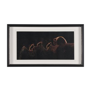 Triplets by Xavier Ortega a Framed Photo Art Print Matted under Glass