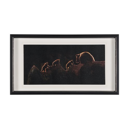 12520 - Triplets by Xavier Ortega a Framed Photo Art Print Matted under Glass