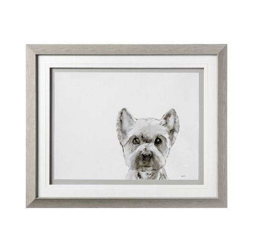 12562 - Walk Time 1 by Mercana Studio a Hand Embellished Textured Framed Art Print Matted under Glass
