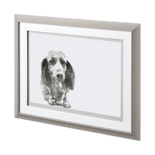Walk Time 4 by Mercana Studio a Hand Embellished Textured Framed Art Print Matted under Glass