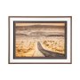 12585 - Journey Onwards by Frank Assaf a Hand Embellished Textured Framed Art Photograph Matted under Glass