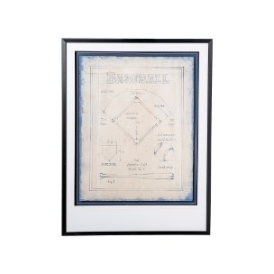 All About the Game I by Ethan Harper a Framed Art Print Matted under Glass