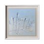 12598 - Ocean Fence by Mercana Studio a Hand Embellished Textured Framed Art Print Matted under Glass