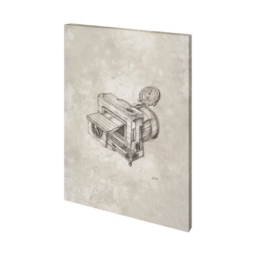 101422-L - Compass Camera Bronze II by Mercana Studio a Hand Embellished Textured Canvas
