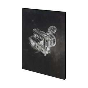 Compass Camera II by Mercana Studio a Hand Embellished Textured Canvas