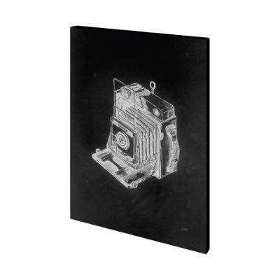 101383-L - Pacemaker Black I by Mercana Studio a Hand Embellished Textured Canvas