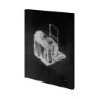 101384-S - Pacemaker Black II by Mercana Studio a Hand Embellished Textured Canvas