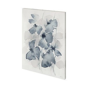 Aubretia I by Mercana Studio a Hand Embellished Textured Canvas
