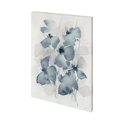 101404-S - Aubretia I by Mercana Studio a Hand Embellished Textured Canvas