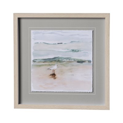 12621 - Seagull Cove I by Victoria Borges a Framed Art Print Matted under Glass