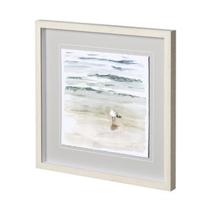 Seagull Cove II by Victoria Borges a Framed Art Print Matted under Glass