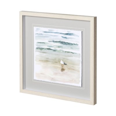 12622 - Seagull Cove II by Victoria Borges a Framed Art Print Matted under Glass