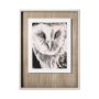 12654 - Charcoal Owl II by Jennifer Paxton Parker a Framed Art Print Matted under Glass