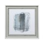 12676 - Field II by Silvia Krause a Hand Embellished Textured Framed Art Print Matted under Glass