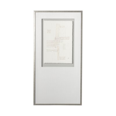 12698 - Stave I by Studio M a handmade Original Framed Artwork under Glass