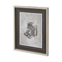 12716 - Pacemaker Bronze I by Alarm a Hand Embellished Textured Framed Art Print Matted under Glass