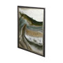 12735 - Equatorial Drift I by Mercana Studio a Hand Embellished Textured Framed Art Print Matted under Glass