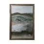 12736 - Equatorial Drift II by Mercana Studio Hand Embellished Textured Framed Art Print Matted under Glass