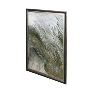 Equatorial Drift III by Mercana Studio Hand Embellished Textured Framed Art Print Matted under Glass