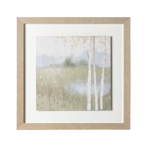 12739 - Spring Fling II Cool by Mercana Studio a Hand Embellished Textured Framed Art Print
