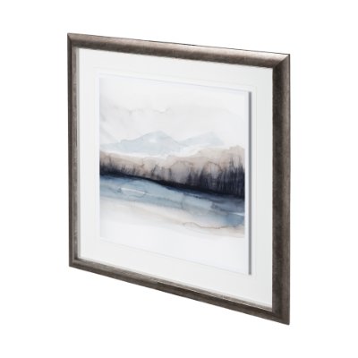 12741 - Horizon Shadow I by Grace Popp a Hand Embellished Textured Framed Art Print Matted under Glass