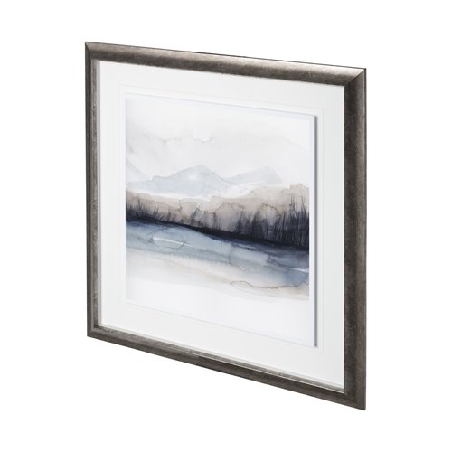 12741 - Horizon Shadow I by Grace Popp a Hand Embellished Textured Framed Art Print Matted under Glass