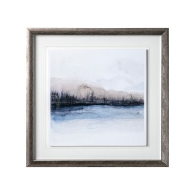12742 - Horizon Shadow II by Grace Popp a Hand Embellished Textured Framed Art Print Matted under Glass