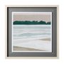 12746 - Coastal Lines IV by Emma Scarvey a Hand Embellished Textured Framed Art Print Matted under Glass