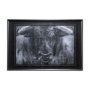 12755 - Ringo by Mercana Studio a Hand Embellished Textured Framed Art Print Matted under Glass