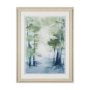 12761 - Forest Dew I by Mercana Studio a Hand Embellished Textured Framed Art Print Matted under Glass