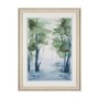 12762 - Forest Dew II by Mercana Studio a Hand Embellished Textured Framed Art Print Matted under Glass