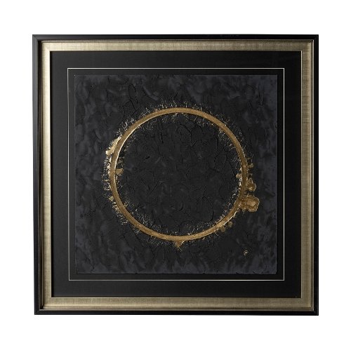 12765 - Halo II (Black) by Studio M a handmade Original Framed Artwork under Glass