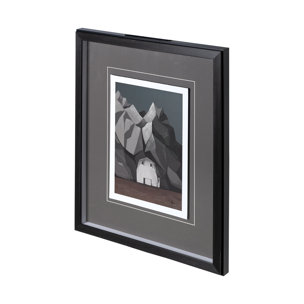 Flatten Barn II by Mercana Studio a Hand Embellished Textured Framed Art Print Matted under Glass