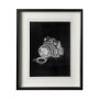 12778 - Compass Camera I by Alarm a Hand Embellished Textured Framed Art Print Matted under Glass