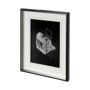 12781 - Pacemaker Black II by Alarm a Hand Embellished Textured Framed Art Print Matted under Glass