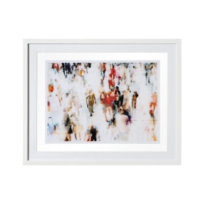 12798 - In Transit A by THEstudio a Framed Art Print Matted under Glass