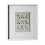 12804 - Sock I by Barbara Fleming a Hand Embellished Textured Framed Art Print Matted under Glass