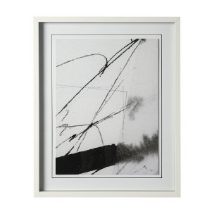 Directions I by Mercana Studio a Hand Embellished Textured Framed Art Print Matted under Glass