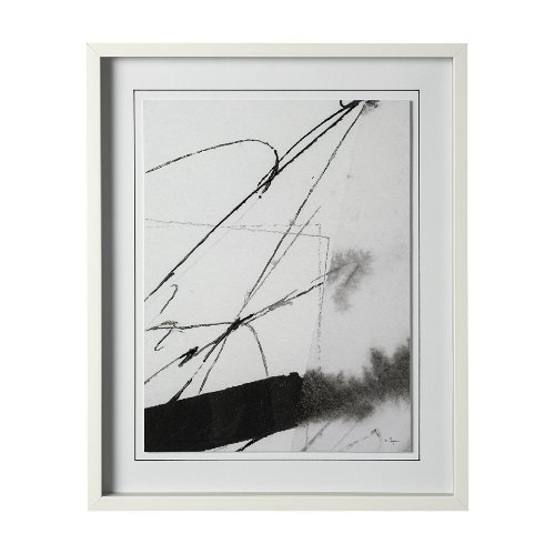 12811 - Directions I by Mercana Studio a Hand Embellished Textured Framed Art Print Matted under Glass