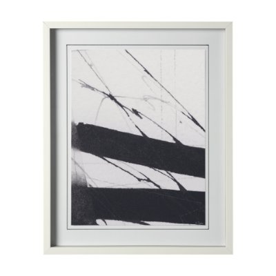 12812 - Directions II by Mercana Studio a Hand Embellished Textured Framed Art Print Matted under Glass
