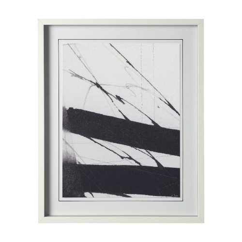 12812 - Directions II by Mercana Studio a Hand Embellished Textured Framed Art Print Matted under Glass