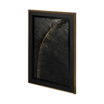 12818 - Fossil I by Studio M a handmade Original Framed Artwork under Glass